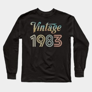 Vintage 1983 Best Year 1983 Original Genuine Classic Long Sleeve T-Shirt